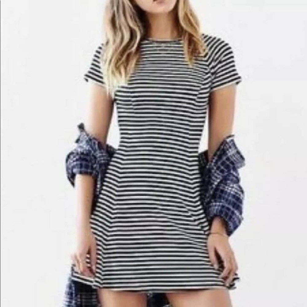 EUC BDG Striped Skater Dress